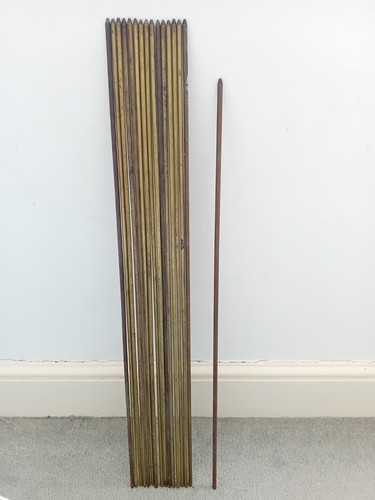 Antique brass stair rods - brass, x