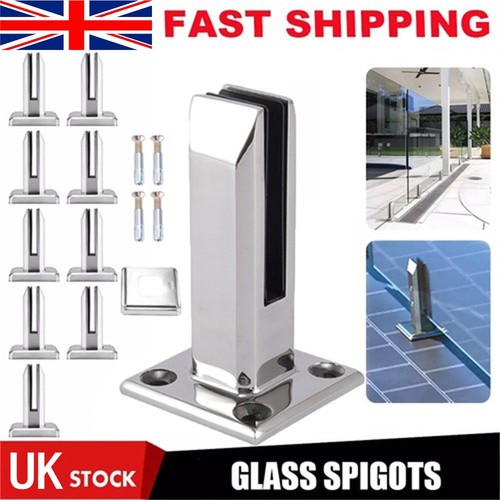Stairs spigot glass balustrade - glass,