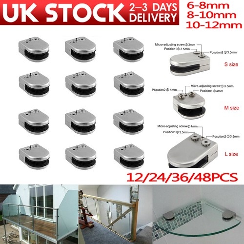 48pcs glass clamps 12mm - 48pcs, 6-12mm