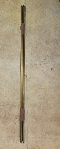 Vintage brass stair - stair, rods