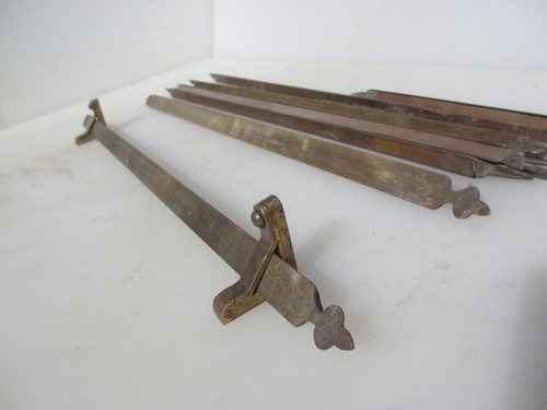 Antique brass stair rods - brass,